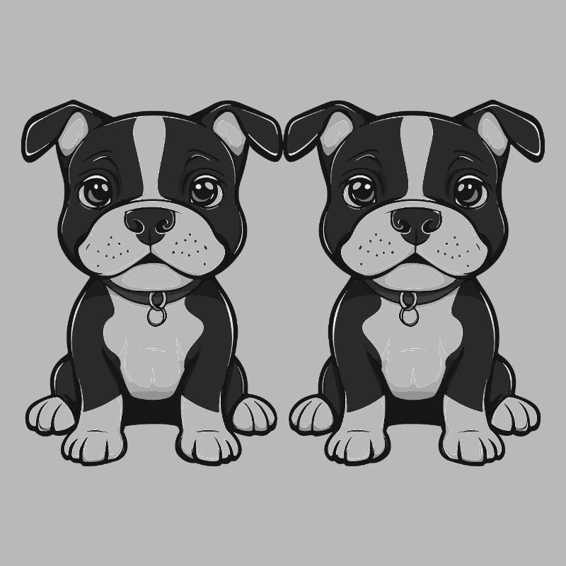 Pit Terrier Dog Comic