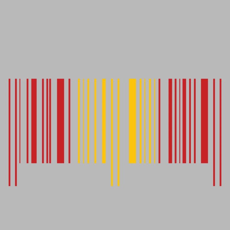 Code-barres du drapeau de l’Espagne Fabriqué en Espagne