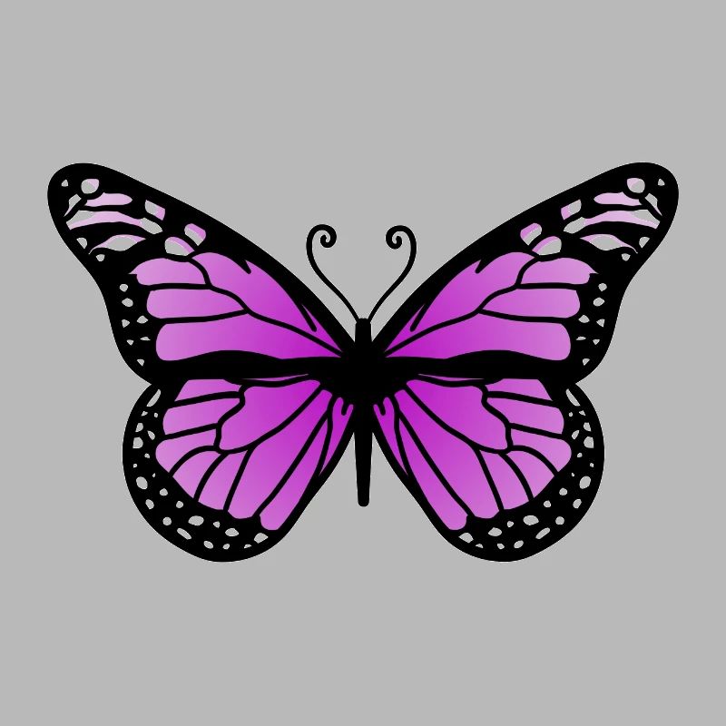 Papillon violet