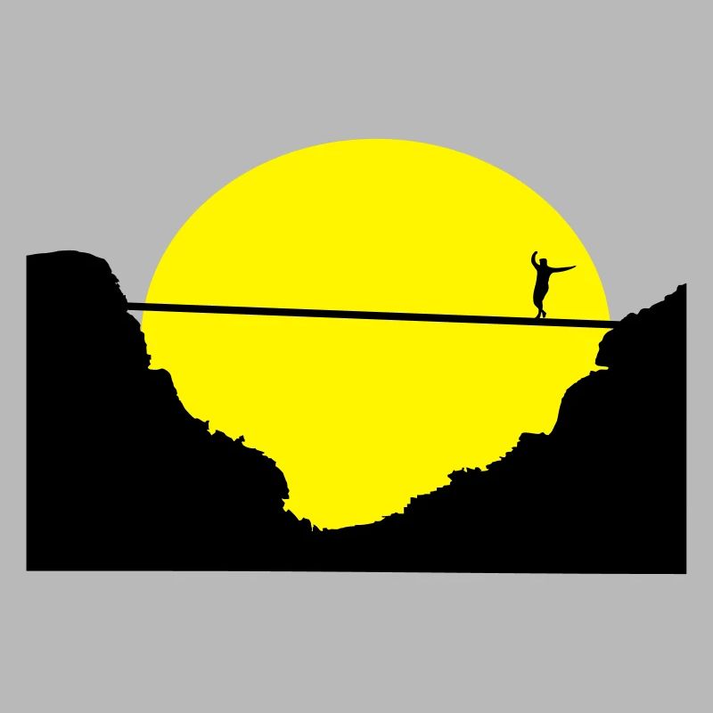 Slackline, Highline, slacklining