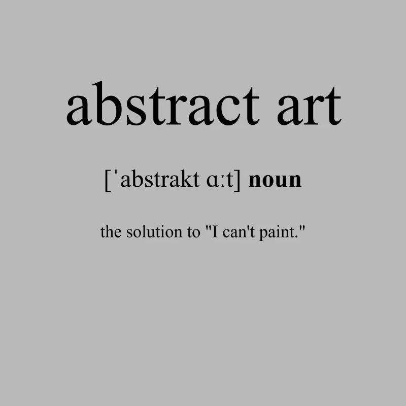 Abstract Art (abstrakte Kunst) Definition