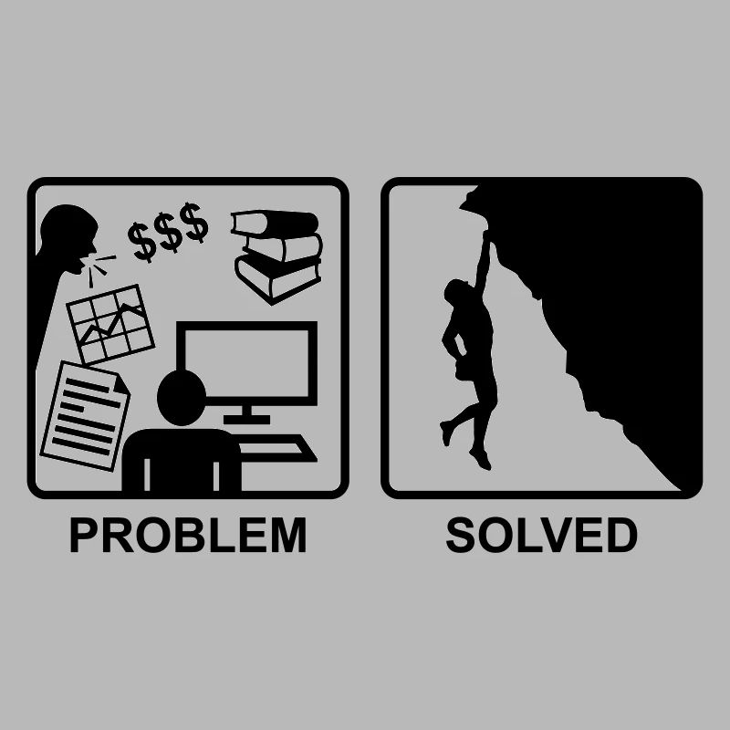 Klettern = Problem gelöst