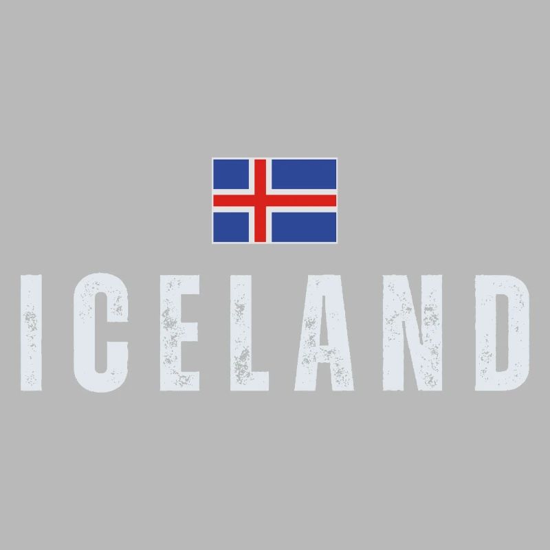 Fierté islandaise, drapeau islandais