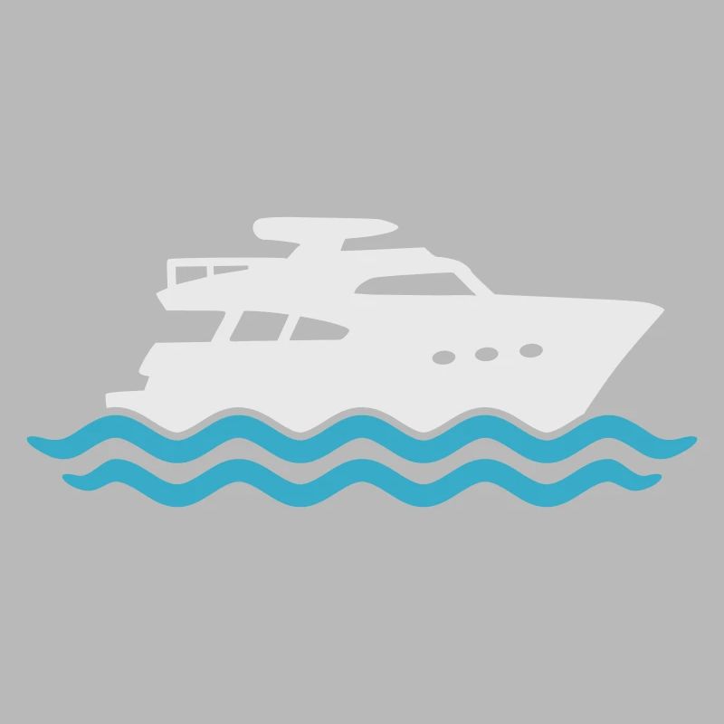 Yacht Silhouette Motorboot