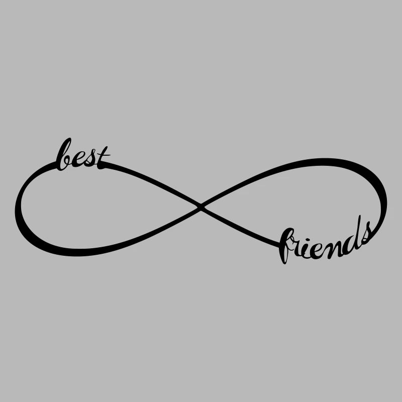 Infinity best friends forever Unendlichkeit Loop 8