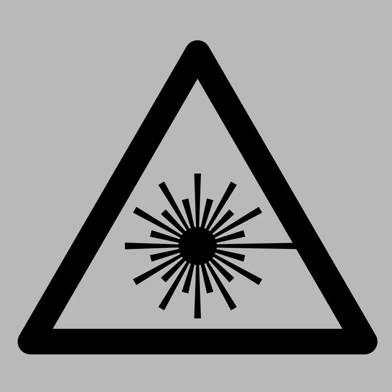 Gefahrensymbol - Laser Light