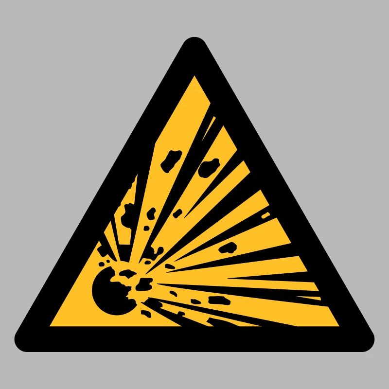 Symbole de danger - Explosifs (2 couleurs)