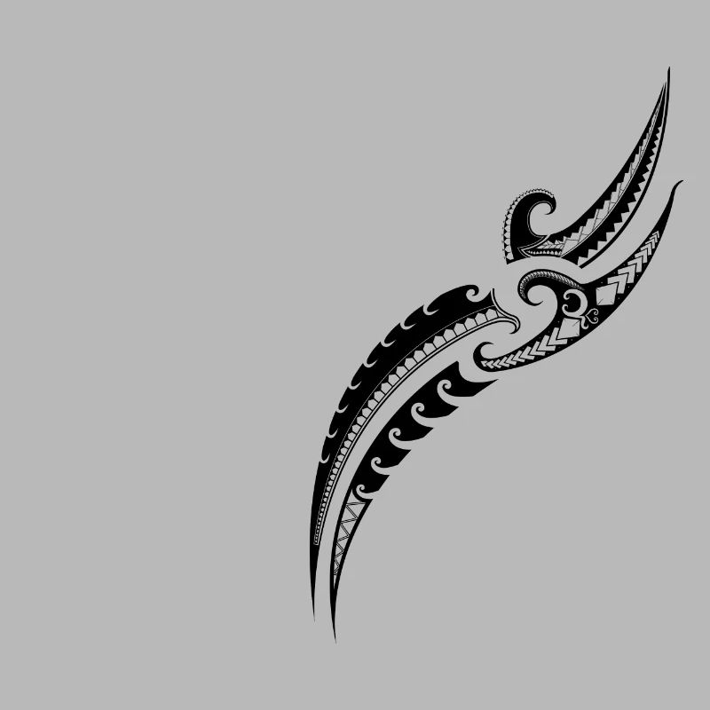 Tribal Warrior Pattern - Traditional Polynesian
