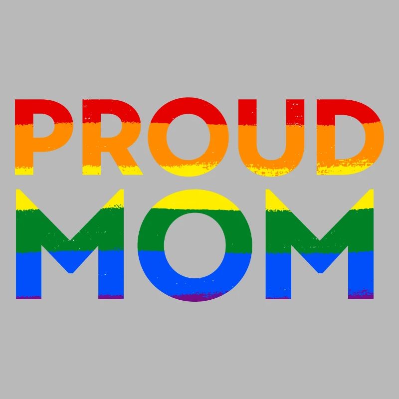 LGBT Support Proud Mom Pride Flag Equal