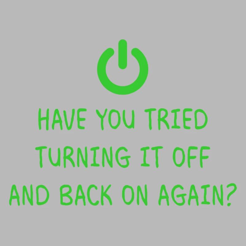 Turning it off Programming Informatik Geschenk