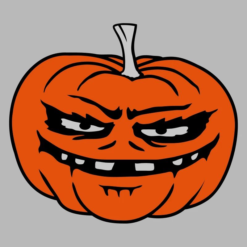 Evil Pumpkin Comic Halloween