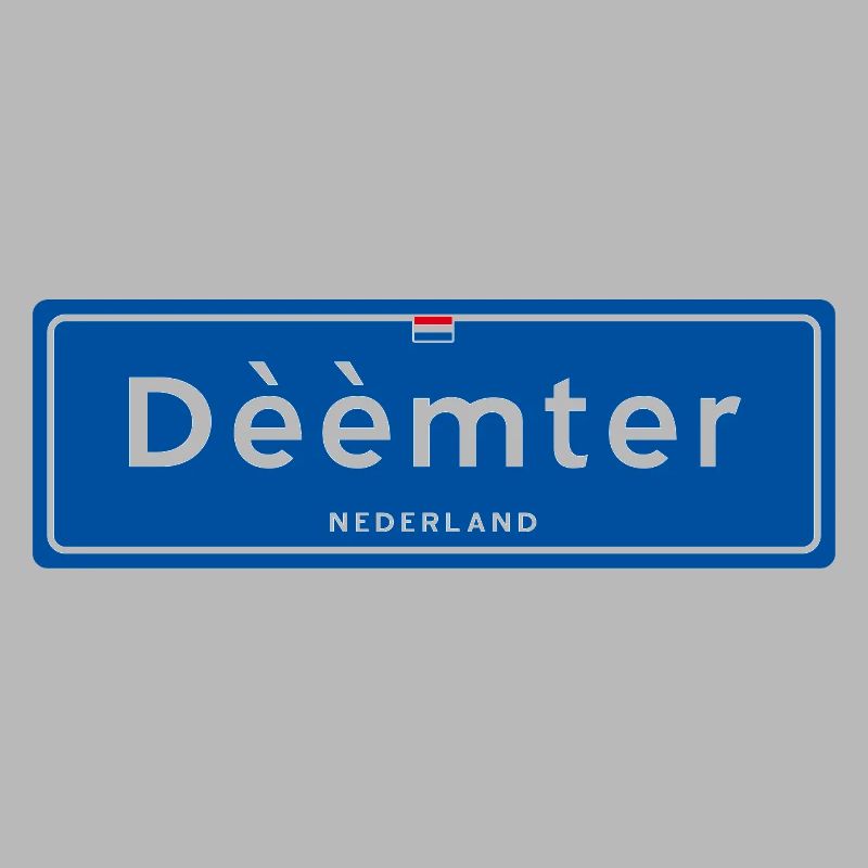 Panneau de nom de lieu Dèèèmter (Deventer)