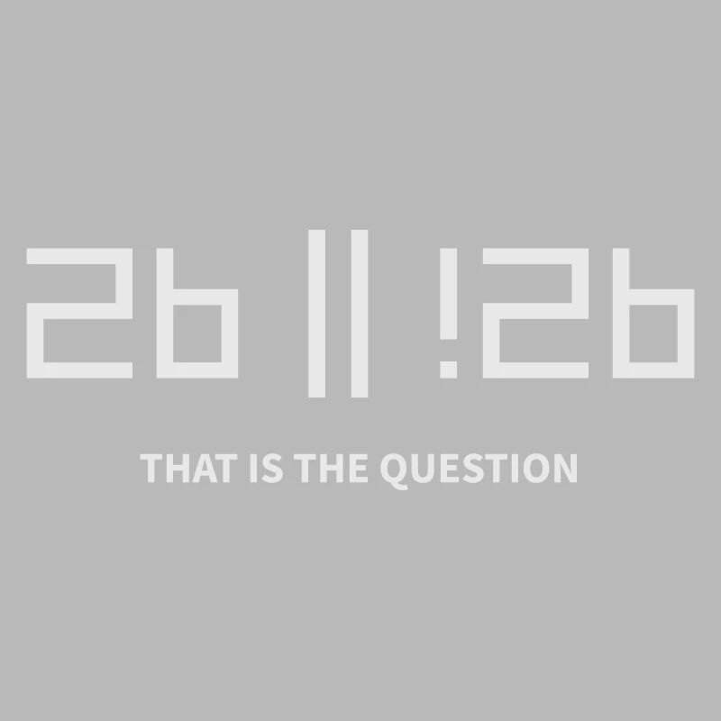 2b ou !2b pour être ou ne pas être c’est la question