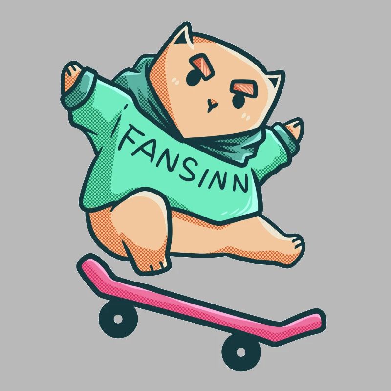 Cadeaux de planches à roulettes pour chats Halfpipe Pet Gift