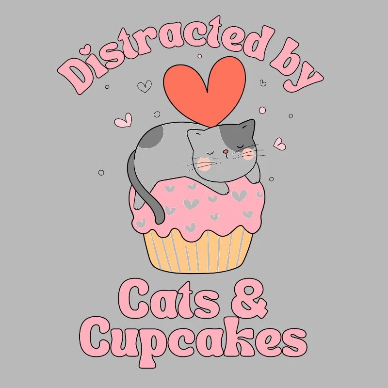 Cat Cupcake kawaii Cupcake and Cat Lovers