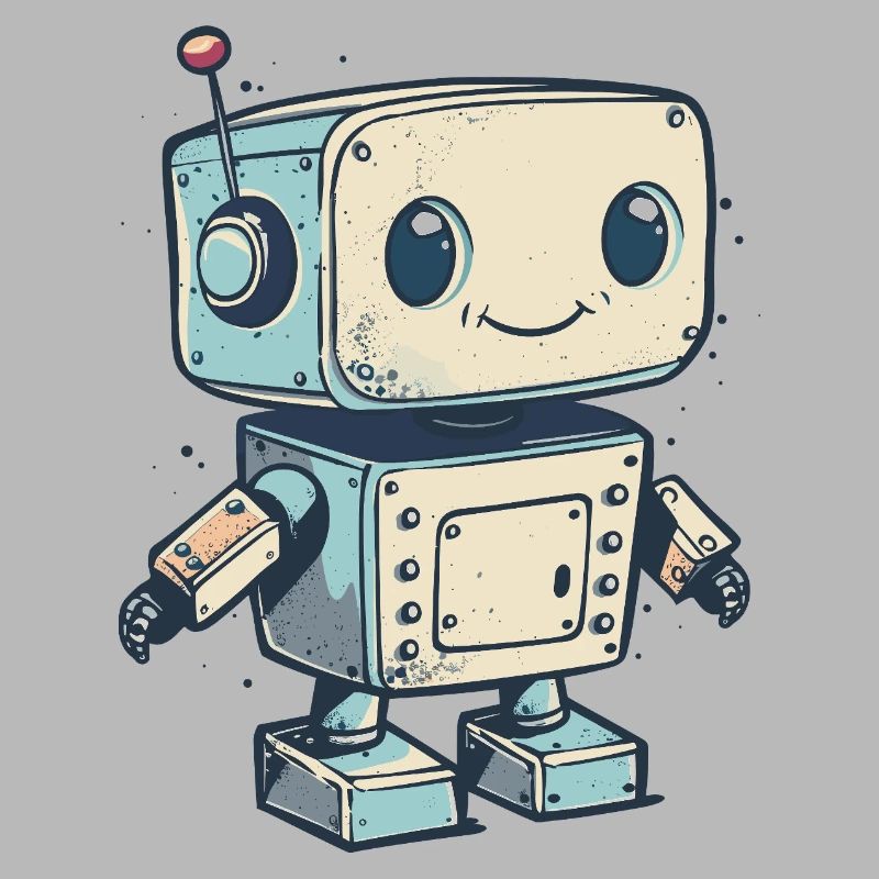 Mignon Retro Robot Print
