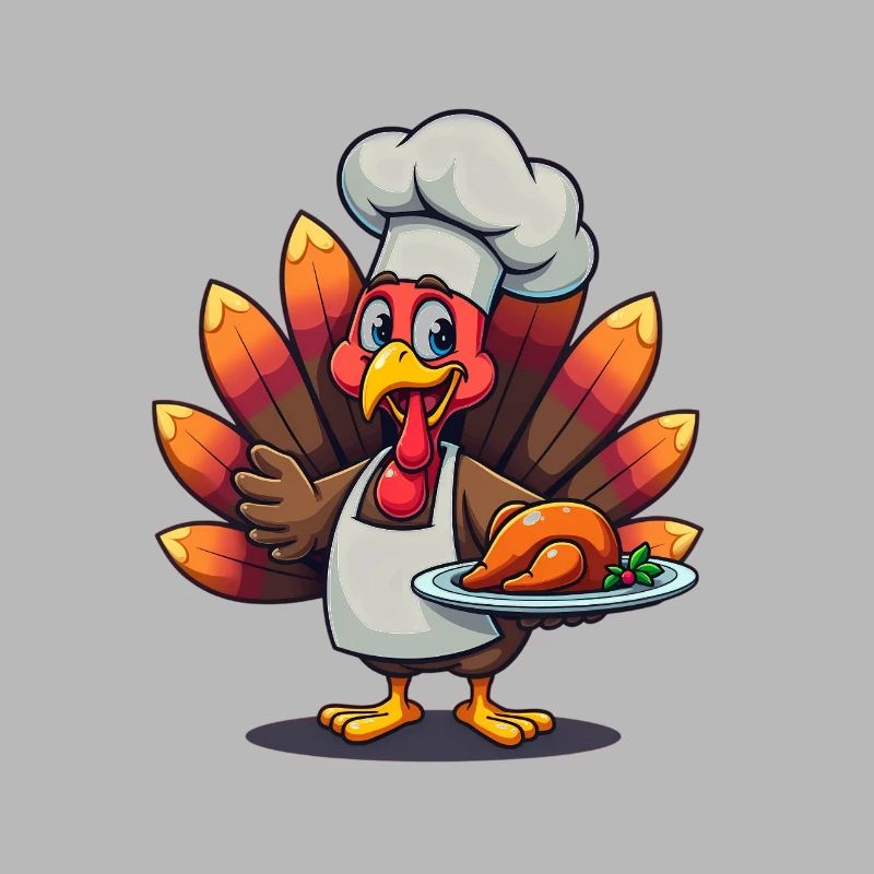 Cuisinier de dinde de Thanksgiving Thanksgiving