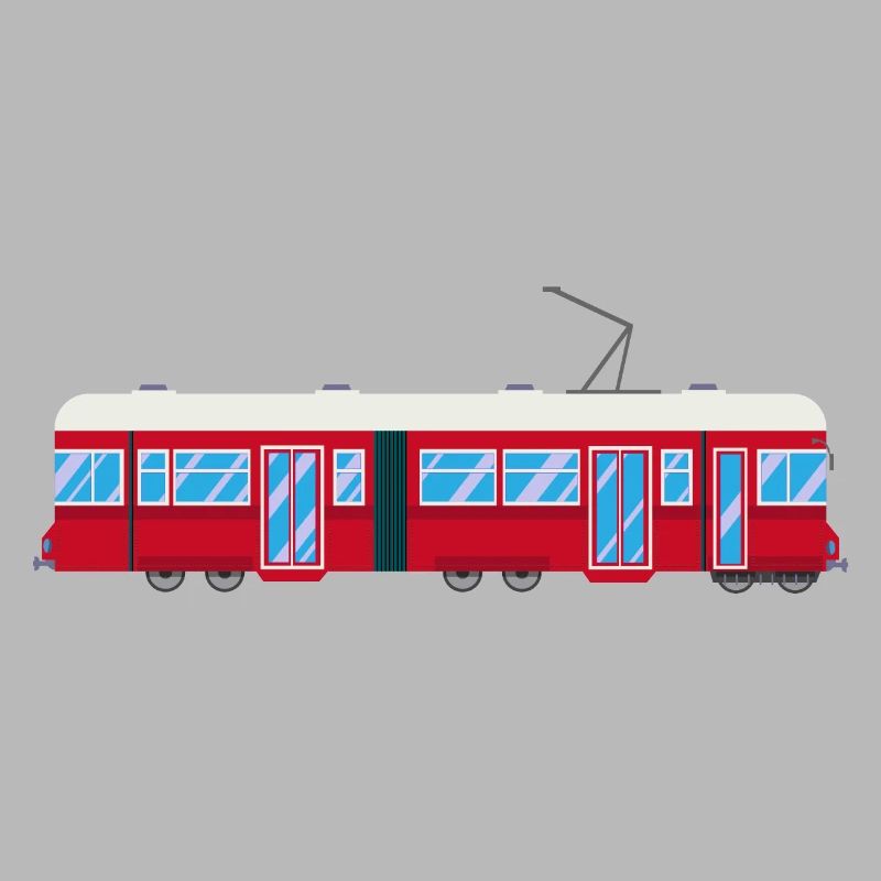 Tram, tramway, train, chemin de fer