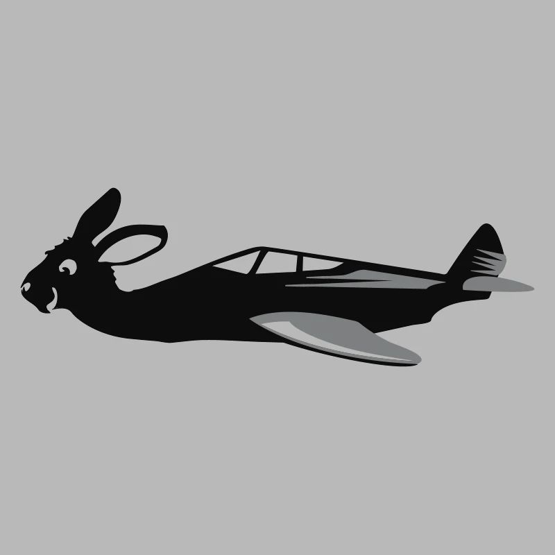 Bunny Air lapin volant propagation VECTORGRAPHIC