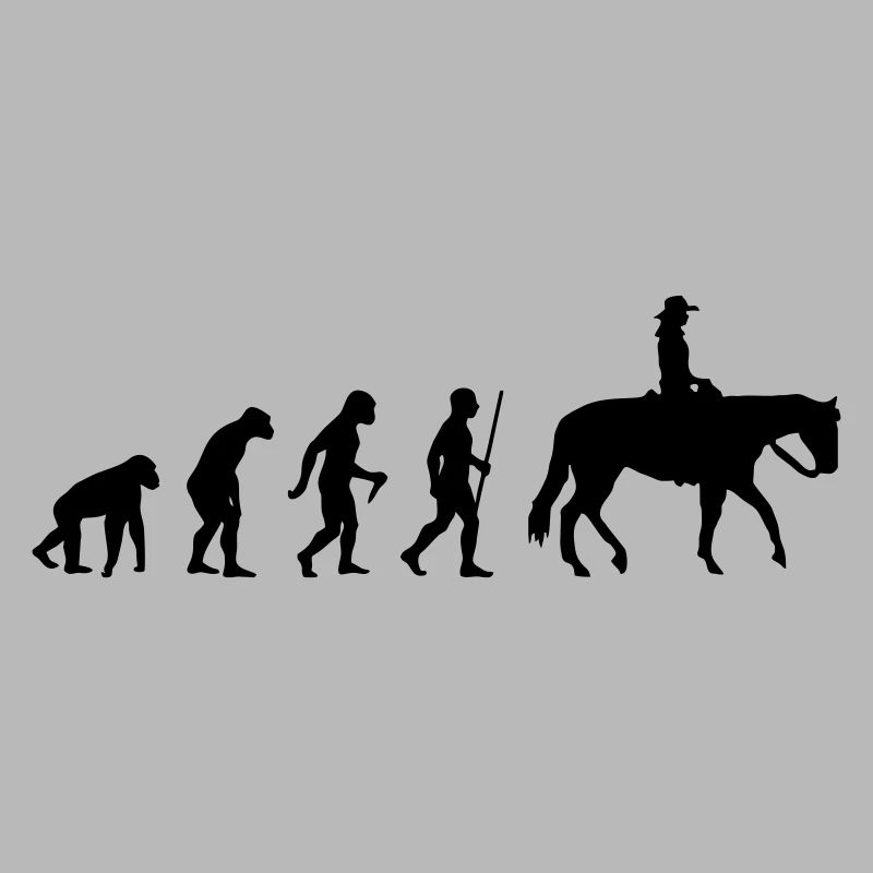 Evolution Westernreiterin