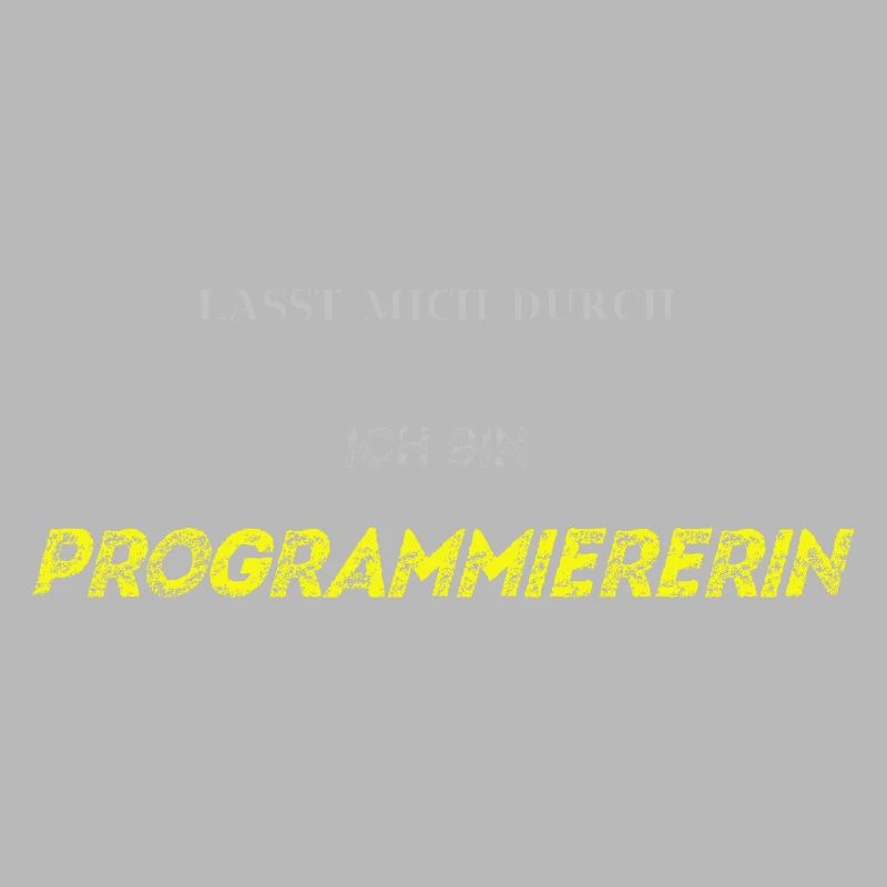 Lasst mich durch ich bin Programmiererin Geschenk
