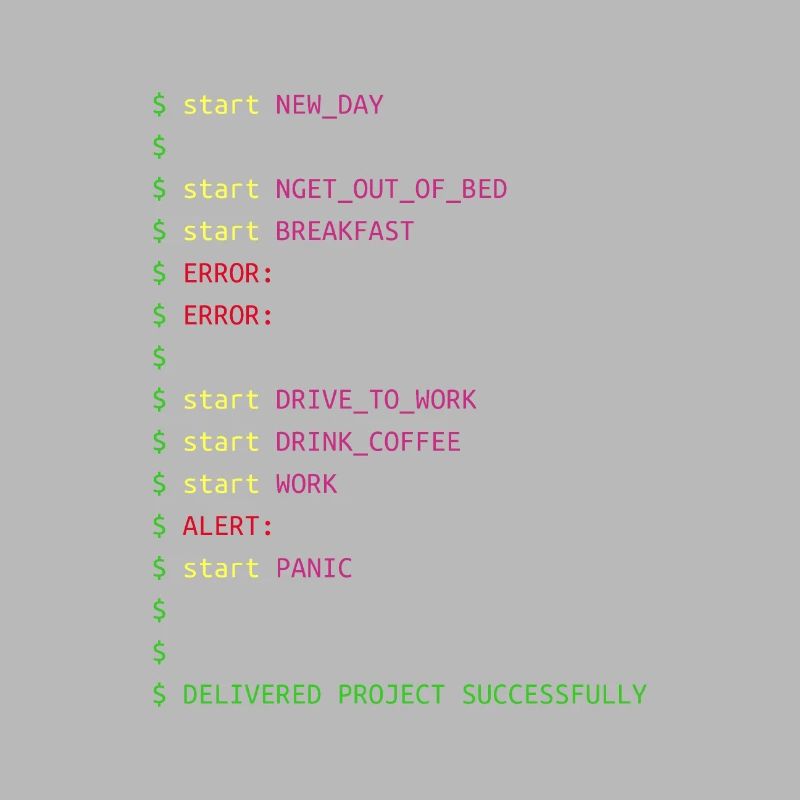 Tag im Leben eines Programmierers Coding Geek Geschenk