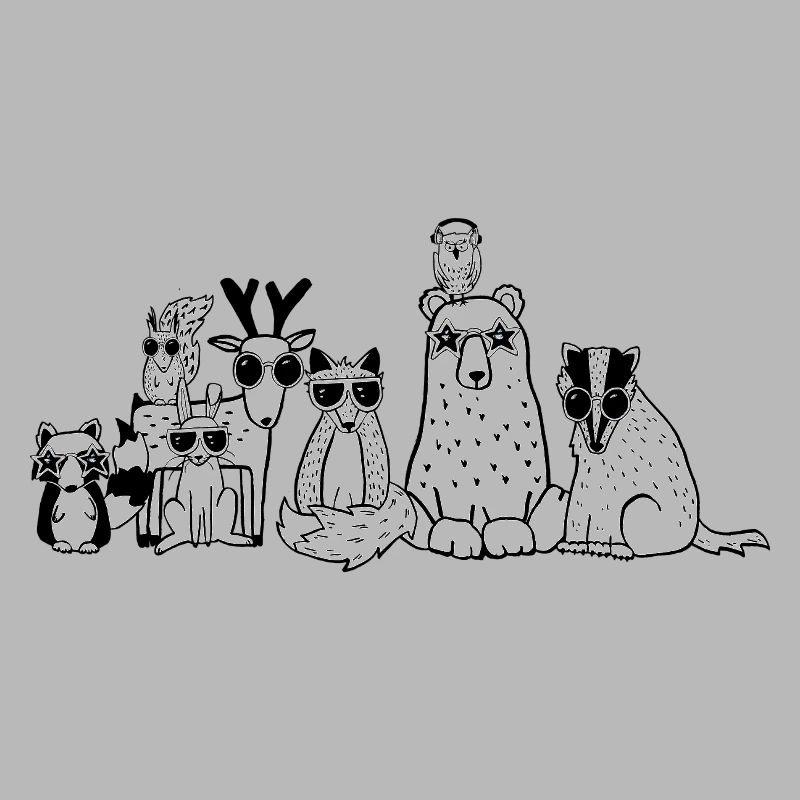 Des animaux cool de la forêt