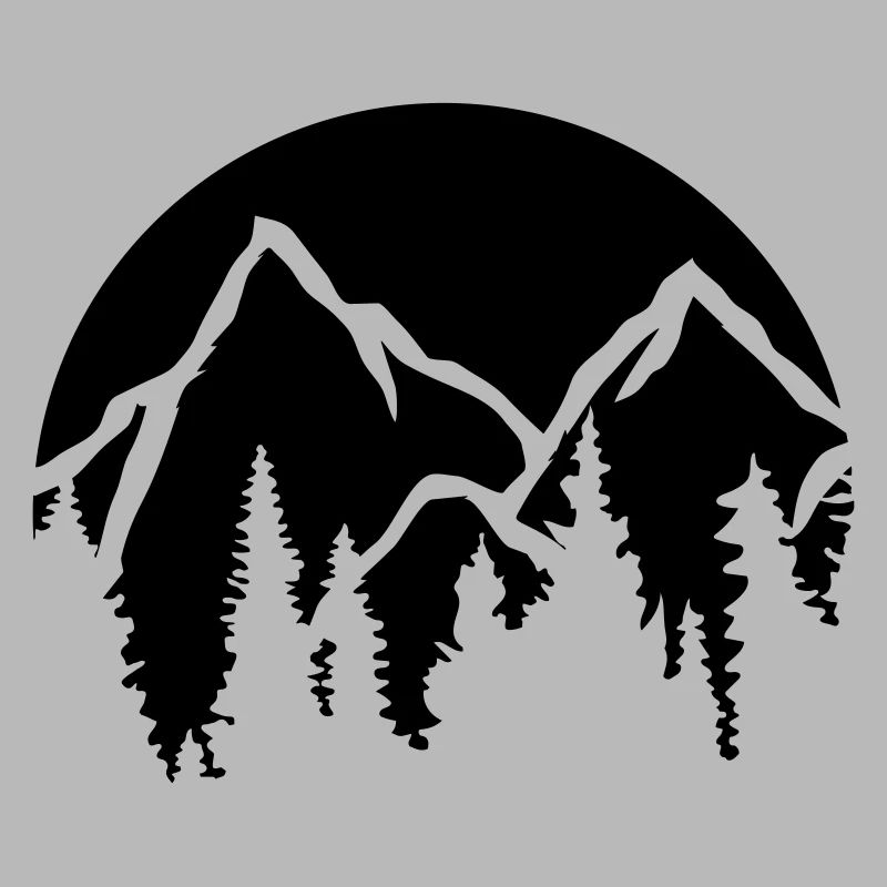 Conifers Mountains Sun