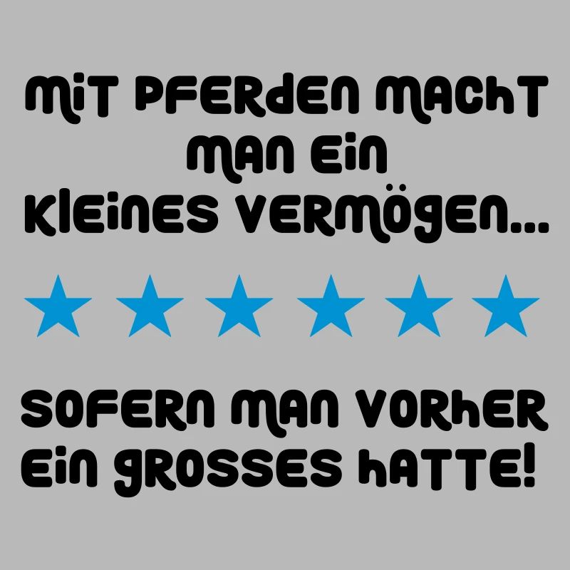 Mit Pferden macht man ein kleines Vermögen