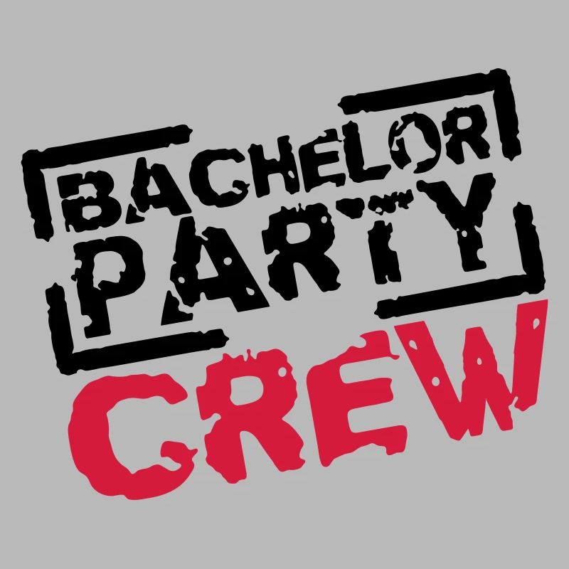 Bachelor Party Crew Stempel Design