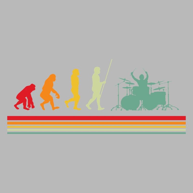Drummer Evolution Drummer Retro Drums