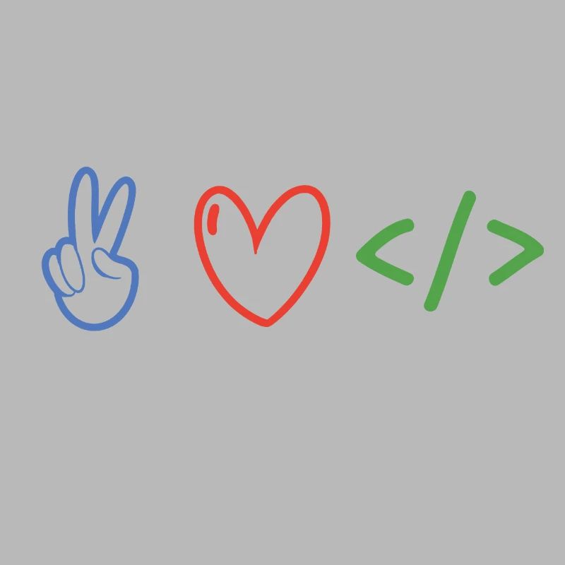 Peace Love Coding Coder Software Developer Program