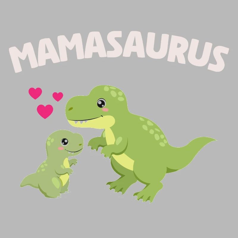 Mamasaurus - Conception de dinosaure mignon
