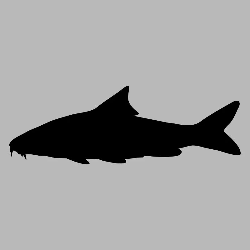 Fisch-Silhouette Barbe