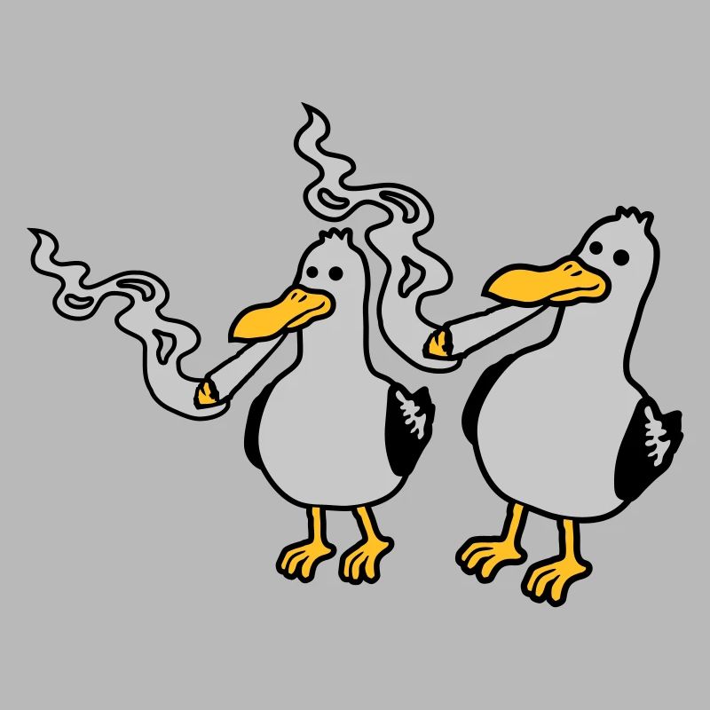 2 Kiffer Möwen Freunde