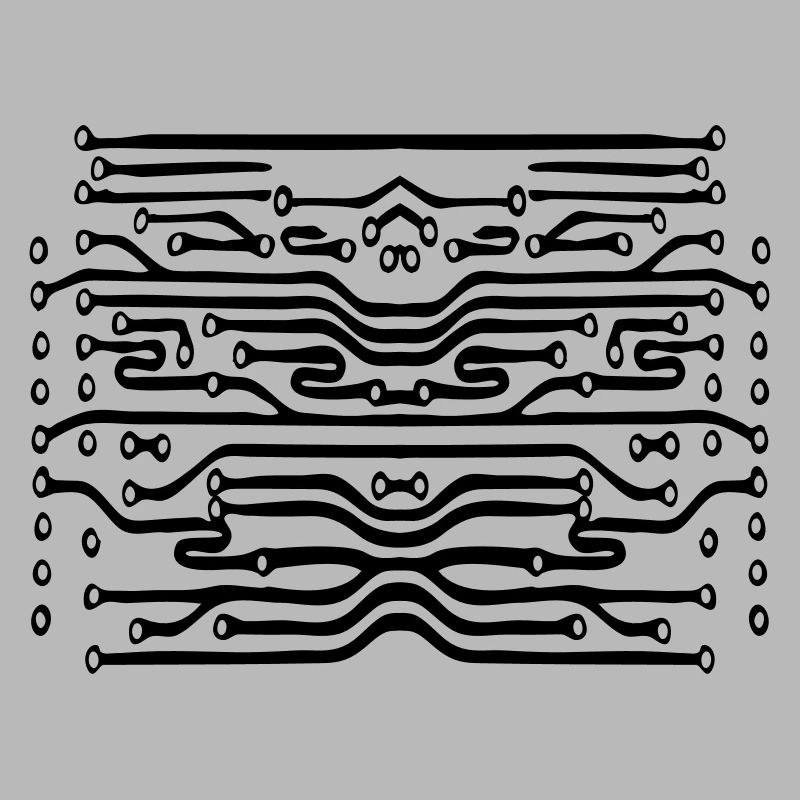 Design Pattern lignes de disque à puce lignes fraî