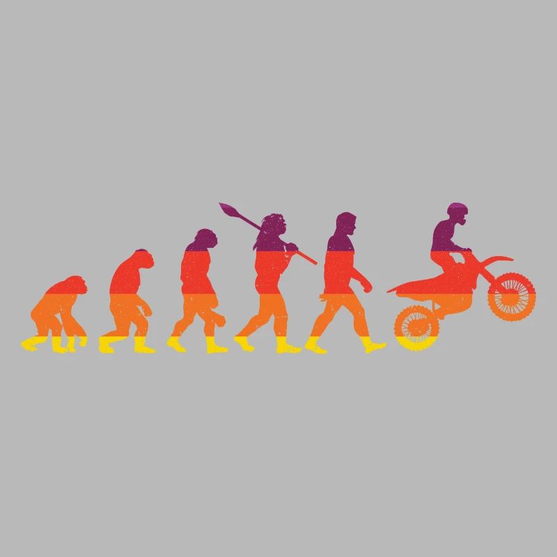 Evolution Graphic Dirt Biker Motorcycle Enduro Mot