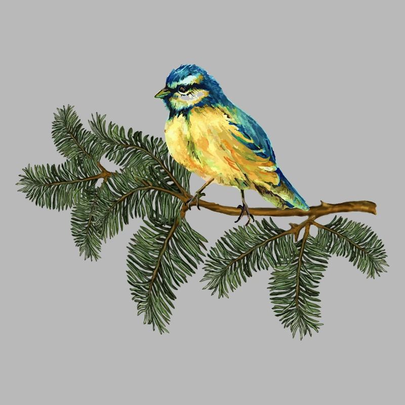 Bunter Vogel