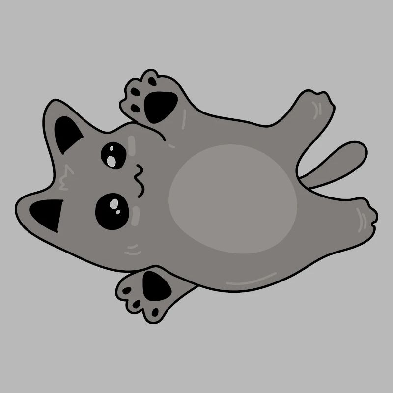 mignon bébé chat gris