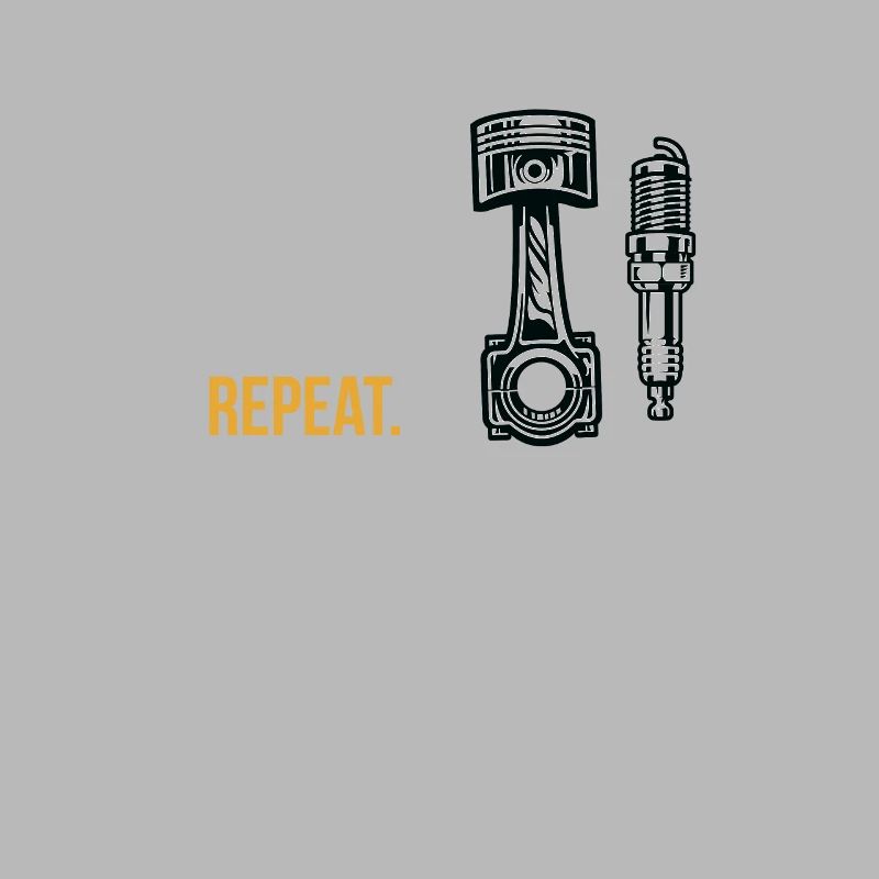 Race It. Break It. Fix It. Repeat. Motor Rennen