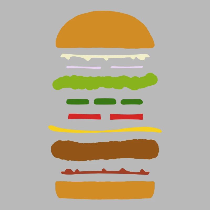 Exploded Burger