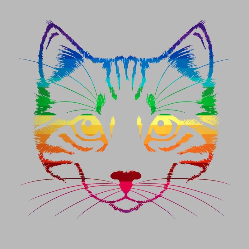 Cat rainbow LGBT