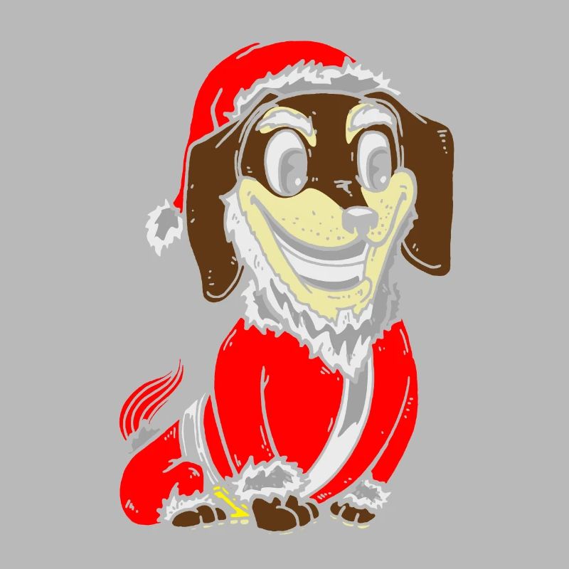 Dackel Weihnachtskostüm Welpengeschenk