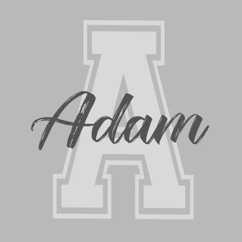 first name ADAM party name tshirt personalized adam