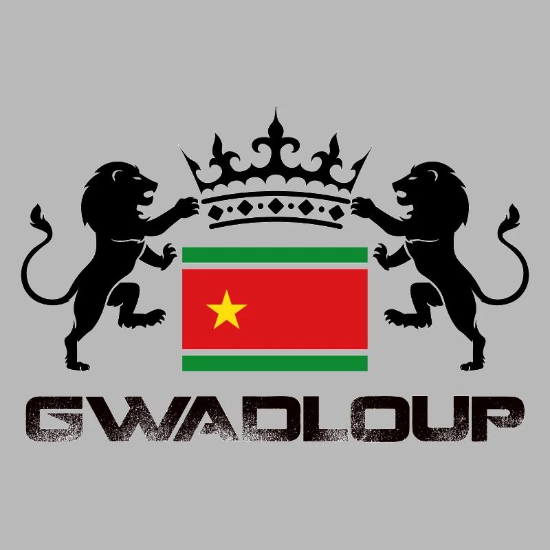 Guadeloupe drapeau royale