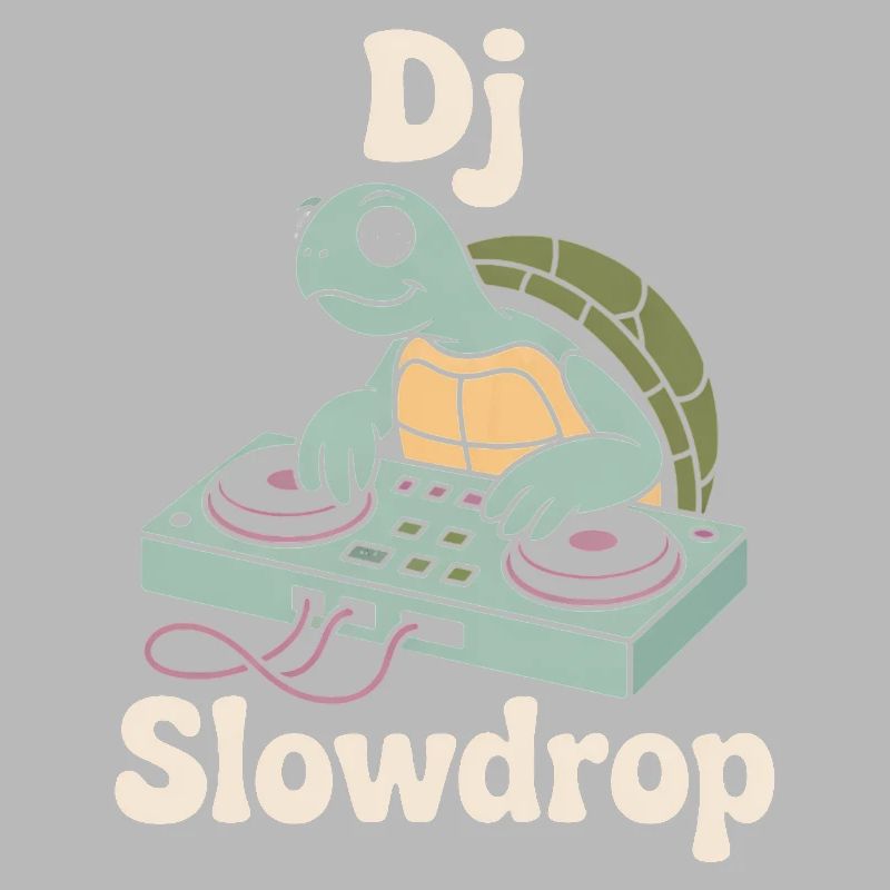 DJ Slowdrop Turtle at the DJ booth