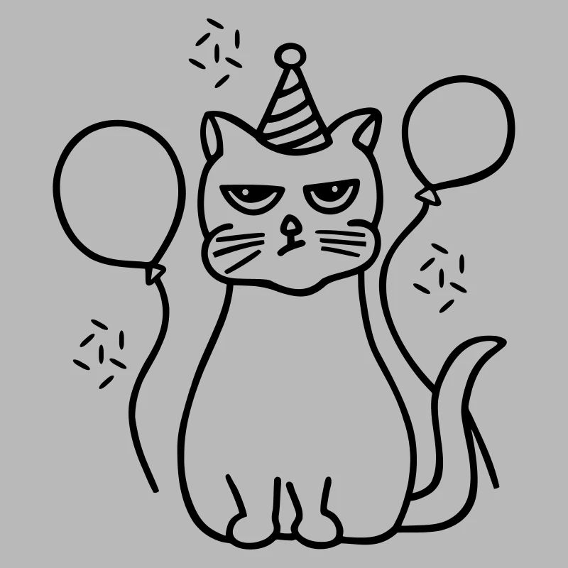 Chat grincheux
