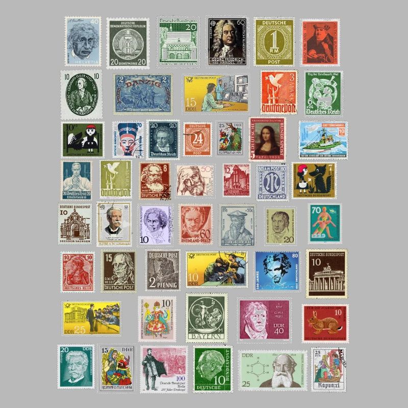Conception de timbres-poste
