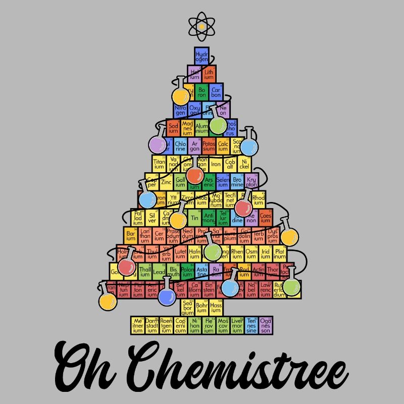 Oh Chemistree - bunter Christbaum der Elemente