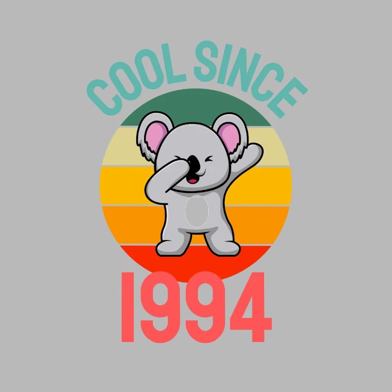 Cool since 1994 Retro Dabbing Koala 28th birthday